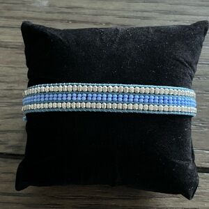 Blue Beaded Bracelet